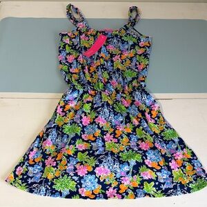 Disney x Lilly Pulitzer Loro Romper XS NWT Lilly Loves Disney 100% Cotton